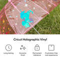 Cricut&reg; Holographic Vinyl &ndash; Permanent, Mythical Sampler - 12 in x 12 in (10 ct)